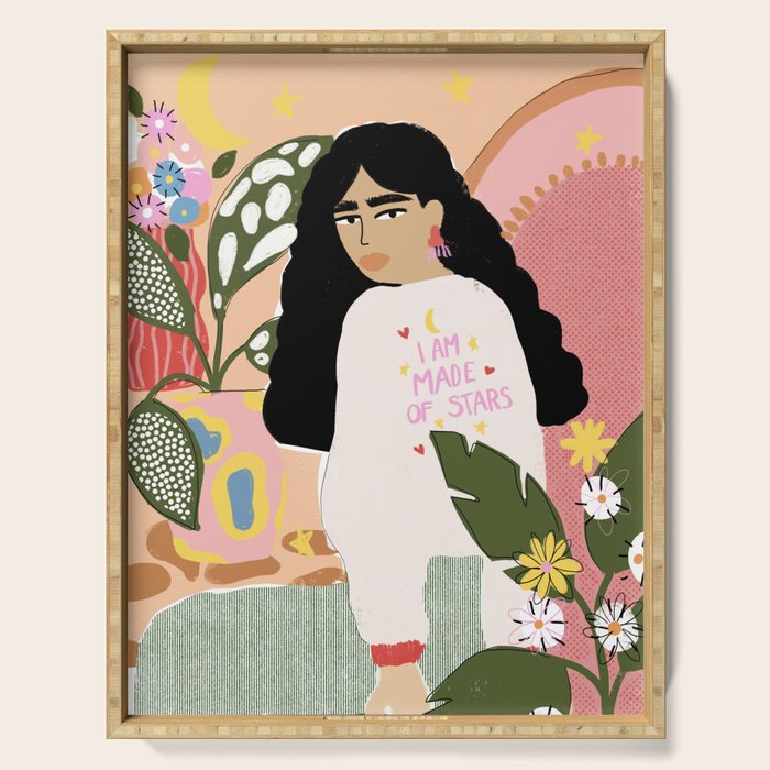 I am Made of Stars Serving Tray Gallery Image 1