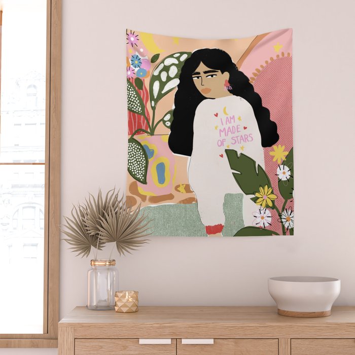 I am Made of Stars Wall Tapestry Gallery Image 2