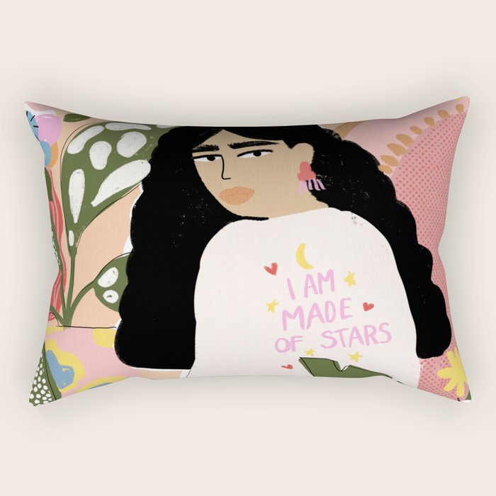 I am Made of Stars Rectangular Pillow Gallery Image 1