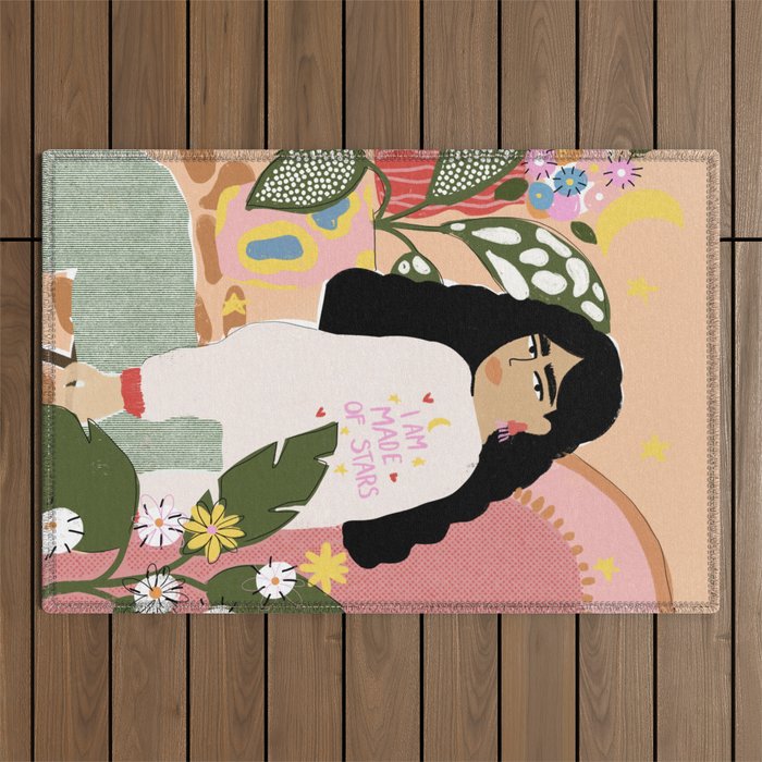 I am Made of Stars Outdoor Rug Gallery Image 1