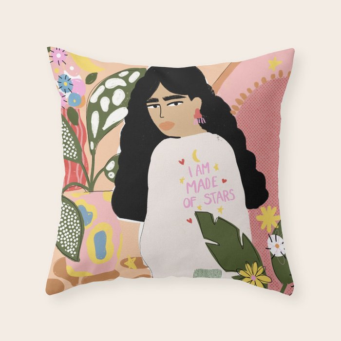I am Made of Stars Throw Pillow Gallery Image 6