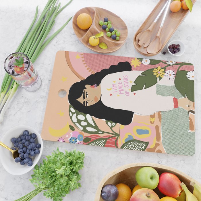 I am Made of Stars Cutting Board Gallery Image 2