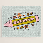 Pisces Crayon Jigsaw Puzzle Gallery Image 1