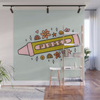 Pisces Crayon Wall Mural Gallery Image 1
