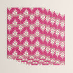 Block Print Blooms Wrapping Paper Gallery Image 3