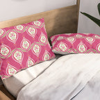 Block Print Blooms Pillow Sham Gallery Image 2