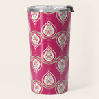 Block Print Blooms Travel Mug Gallery Image 2