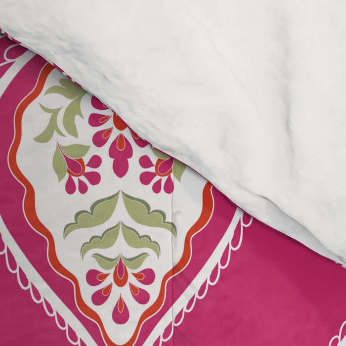 Block Print Blooms Comforter Gallery Image 4