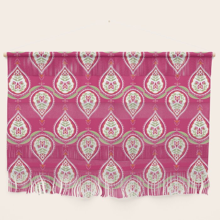 Block Print Blooms Wall Hanging Gallery Image 1