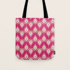 Block Print Blooms Tote Bag Gallery Image 1
