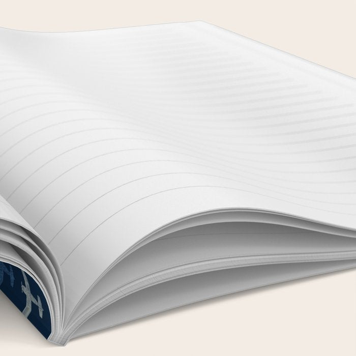 Blue airplane pattern Notebook Gallery Image 2