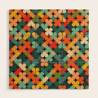 Lucky Clover Wood Wall Art Gallery Image 1