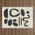 Abstract Colorful Setting 8 Outdoor Rug Gallery Image 1