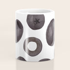 Black olive watercolor pattern print Coffee Mug Gallery Image 4