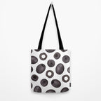 Black olive watercolor pattern print Tote Bag Gallery Image 2