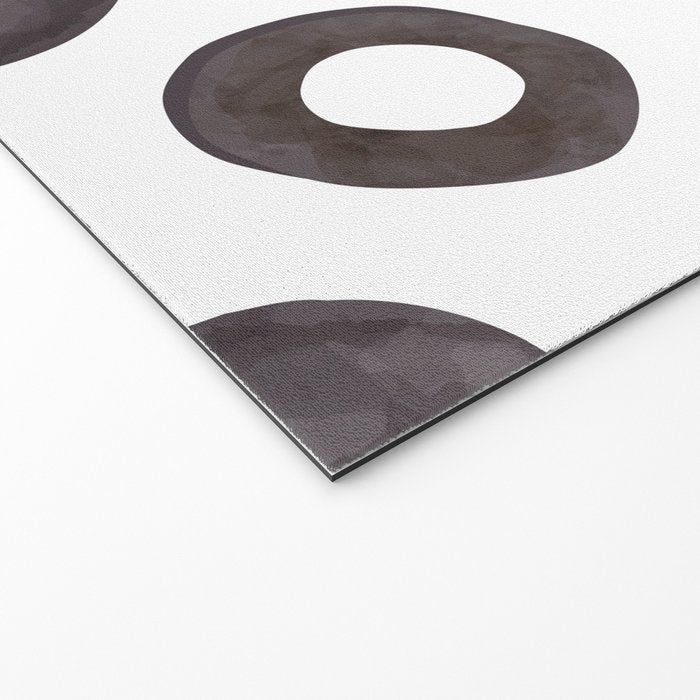 Black olive watercolor pattern print Welcome Mat Gallery Image 2