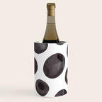 Black olive watercolor pattern print Wine Chiller Gallery Image 2