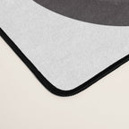 Black olive watercolor pattern print Desk Mat Gallery Image 4