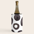 Black olive watercolor pattern print Wine Chiller Gallery Image 1