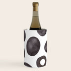 Black olive watercolor pattern print Wine Chiller Gallery Image 3