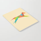 Fractal Geometric Dog Notebook Gallery Image 2