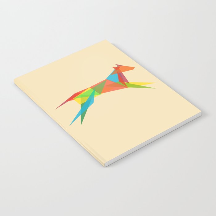 Fractal Geometric Dog Notebook Gallery Image 1