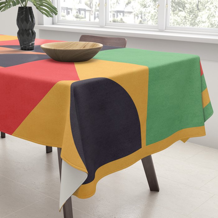 Geometric Shapes 134 Tablecloth Gallery Image 3