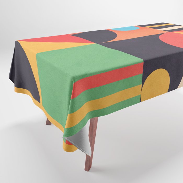 Geometric Shapes 134 Tablecloth Gallery Image 1