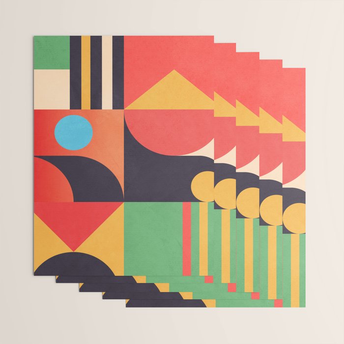 Geometric Shapes 134 Wrapping Paper Gallery Image 3