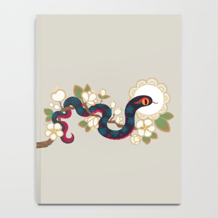 Snake and flowers 2 Notebook Gallery Image 4