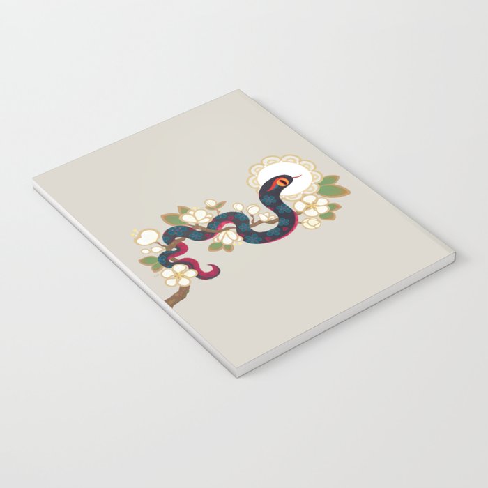 Snake and flowers 2 Notebook Gallery Image 3
