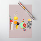 Still Life // Fruits & Flowers Wrapping Paper Gallery Image 1