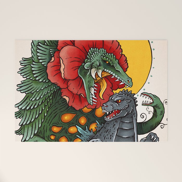 Rose Kaiju Welcome Mat Gallery Image 1