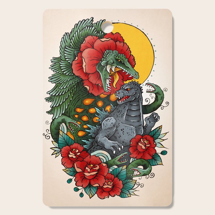 Rose Kaiju Cutting Board Gallery Image 1