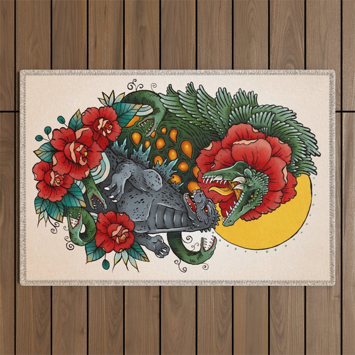 Rose Kaiju Outdoor Rug Gallery Image 1