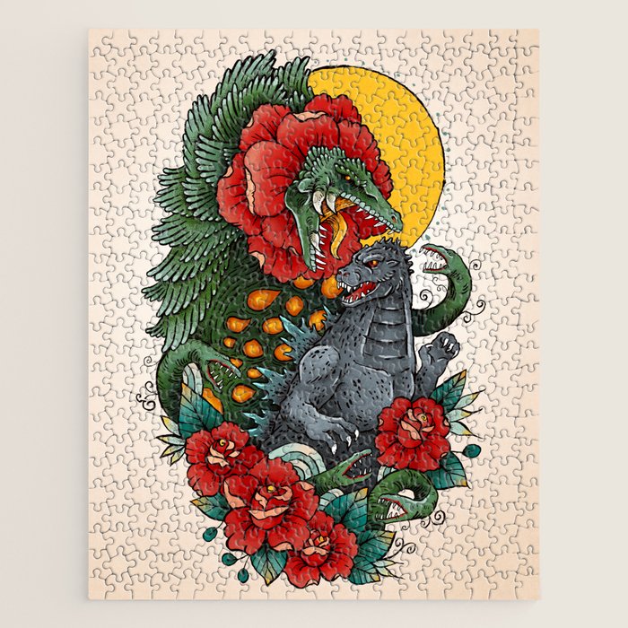 Rose Kaiju Jigsaw Puzzle Gallery Image 1