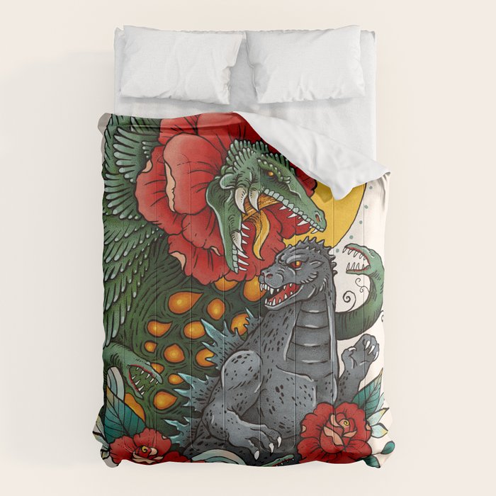 Rose Kaiju Comforter Gallery Image 6