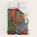 Rose Kaiju Duvet Cover Gallery Image 6