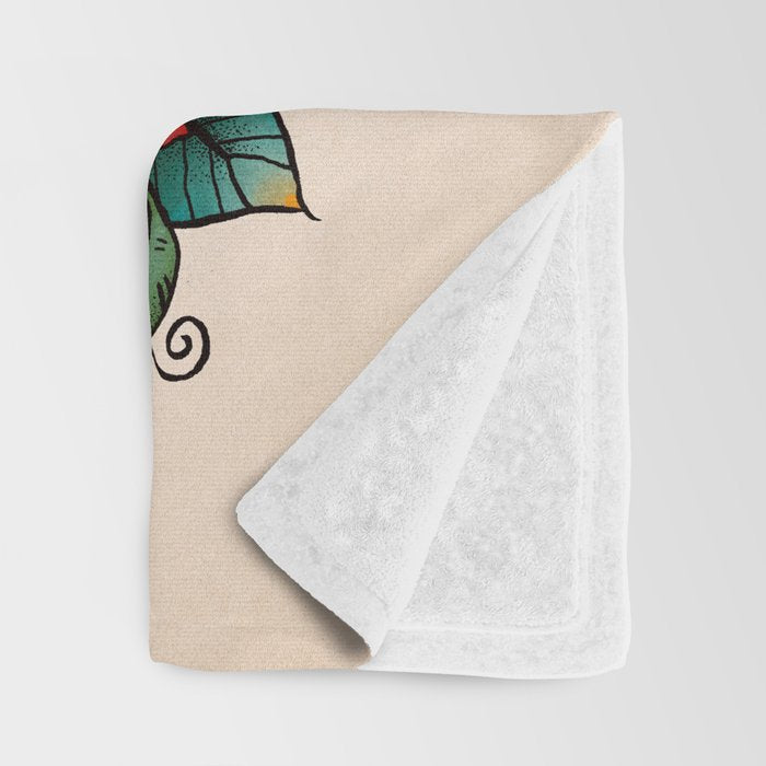 Rose Kaiju Throw Blanket Gallery Image 3