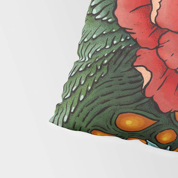Rose Kaiju Pillow Sham Gallery Image 4