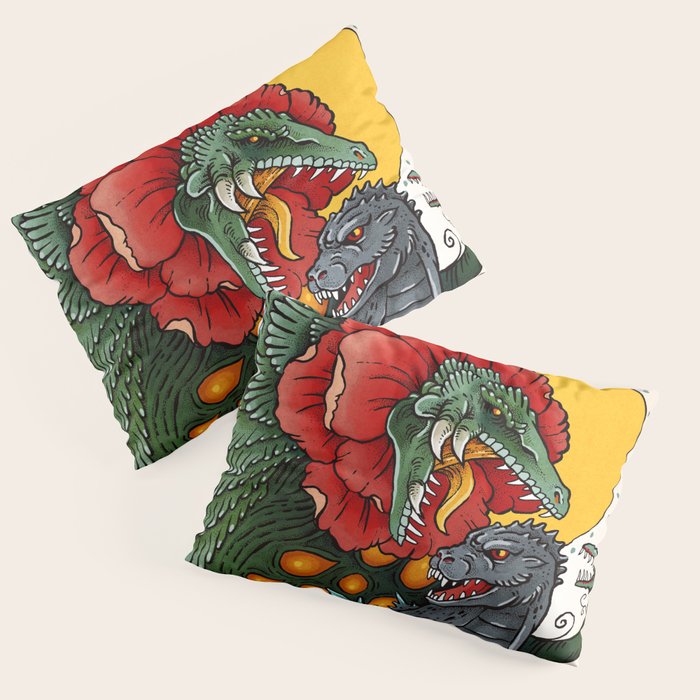 Rose Kaiju Pillow Sham Gallery Image 3