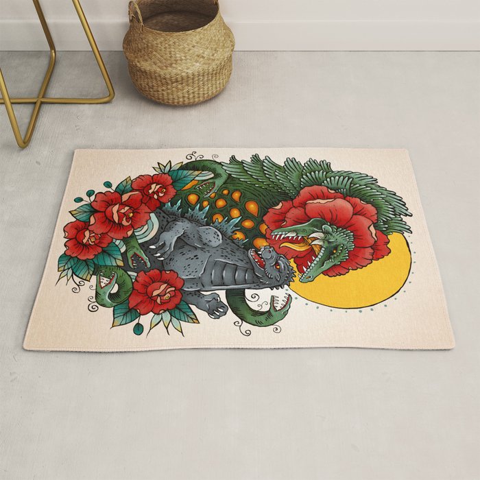 Rose Kaiju Rug Gallery Image 1
