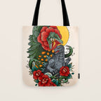 Rose Kaiju Tote Bag Gallery Image 1