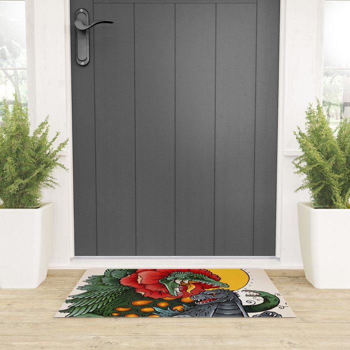 Rose Kaiju Welcome Mat Gallery Image 3