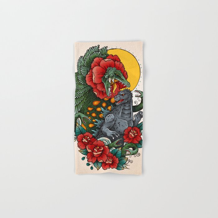 Rose Kaiju Bath Towel Gallery Image 1