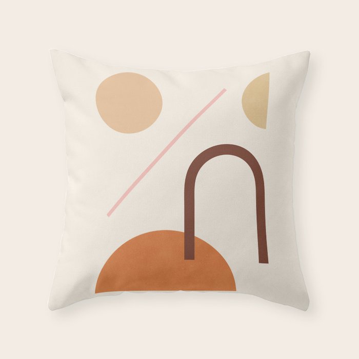 Abstraction_GEOMETRIC_SHAPE_ART_Minimalism_001C Throw Pillow Gallery Image 6