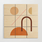 Abstraction_GEOMETRIC_SHAPE_ART_Minimalism_001C Wood Wall Art Gallery Image 1