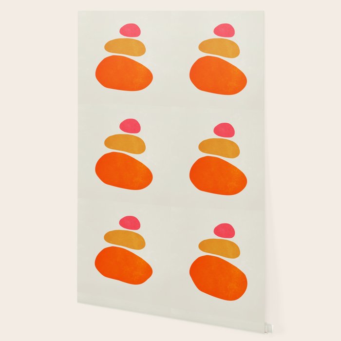Pebbles: Mid Century Abstraction Wallpaper Gallery Image 2