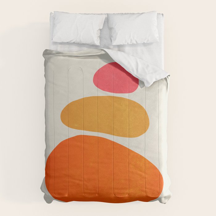 Pebbles: Mid Century Abstraction Comforter Gallery Image 6
