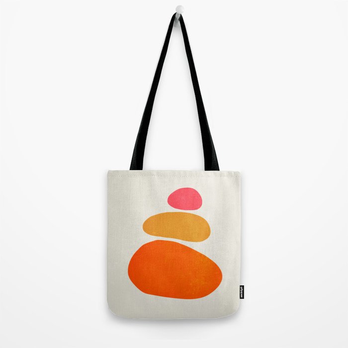 Pebbles: Mid Century Abstraction Tote Bag Gallery Image 2